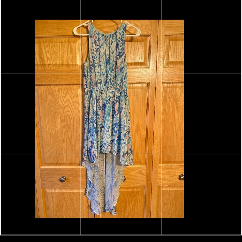 Draped halter dress